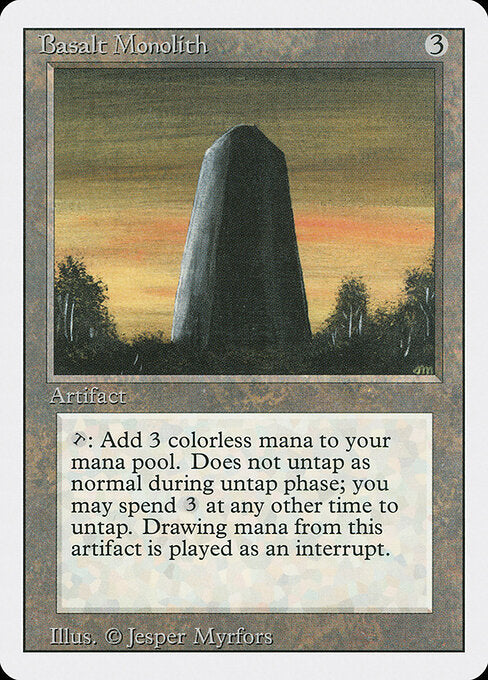 Basalt Monolith (3ED 235) [Revised Edition]