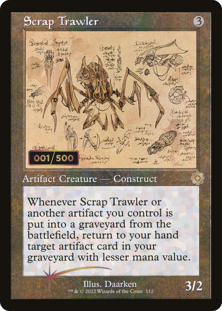 Scrap Trawler (Retro Schematic) (Serialized) [The Brothers' War Retro Artifacts]