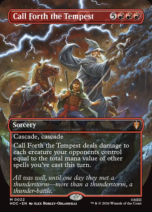 Call Forth the Tempest (Borderless) (HOC 22) [The Hobbit Eternal]