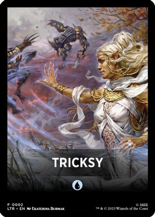 Tricksy Theme Card [The Lord of the Rings: Tales of Middle-Earth Tokens]