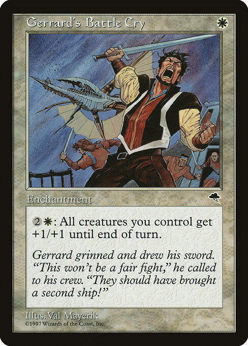 Gerrard's Battle Cry (TMP 21) [Tempest]