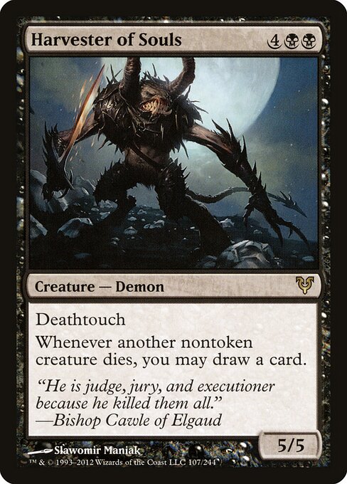 Harvester of Souls (AVR 107) [Avacyn Restored]