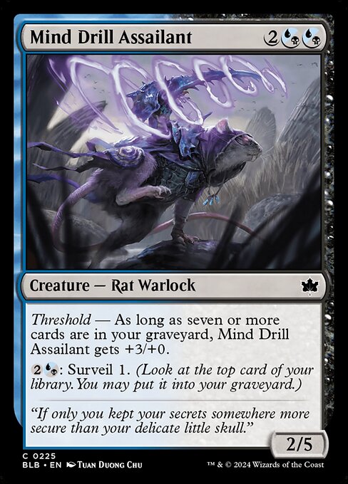 Mind Drill Assailant (BLB 225) [Bloomburrow]