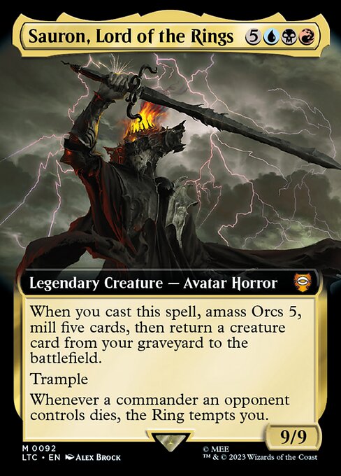 Sauron, Lord of the Rings (LTC 92) [Tales of Middle-earth Commander]
