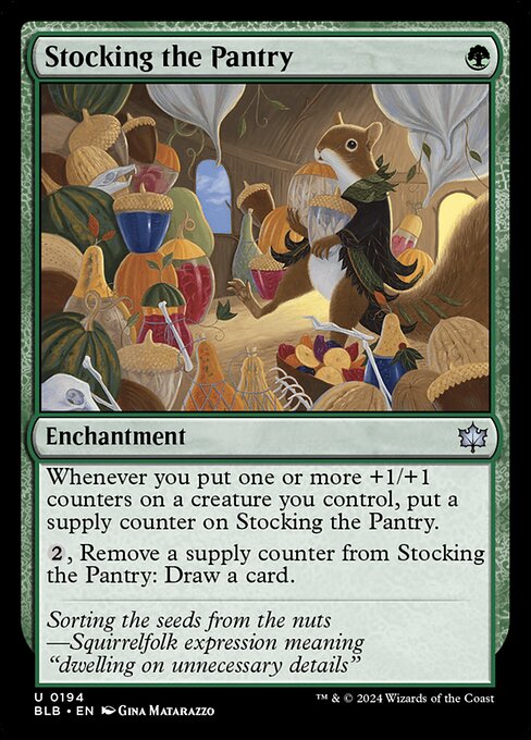Stocking the Pantry (BLB 194) [Bloomburrow]