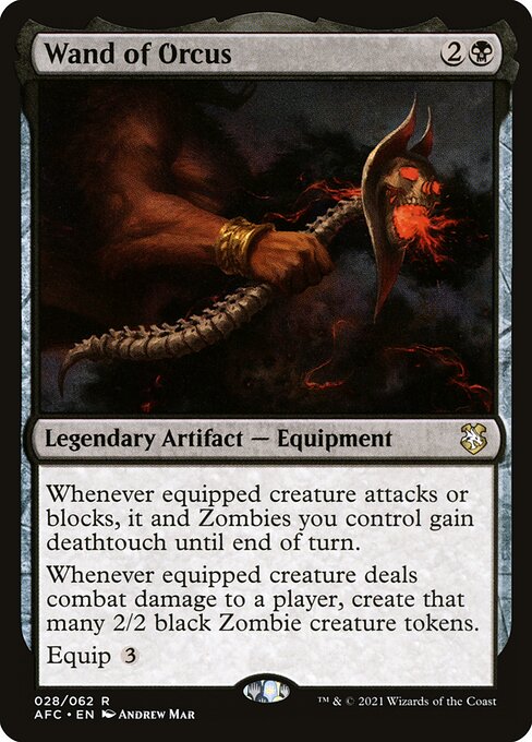 Wand of Orcus (AFC 28) [Forgotten Realms Commander]