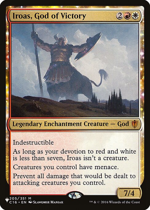 Iroas, God of Victory (PLST C16-205) [The List]