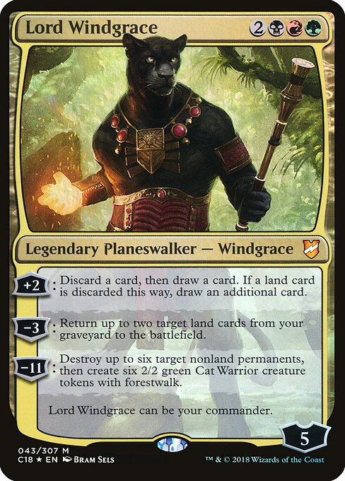 Lord Windgrace (OC18 43) [Commander 2018 Oversized]
