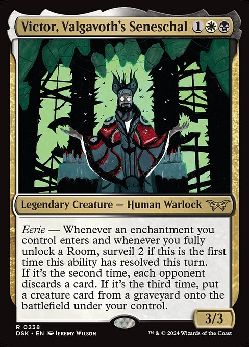 Victor, Valgavoth's Seneschal (DSK 238) [Duskmourn: House of Horror]