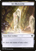 Elf Warrior // Icy Manalith Double-Sided Token [Kaldheim Tokens]