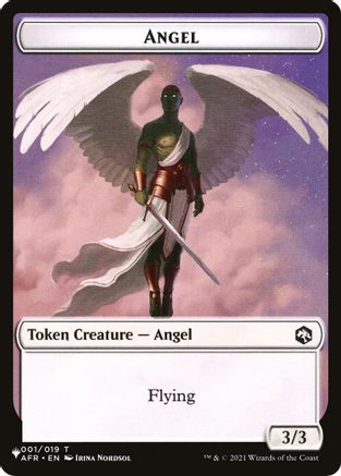 Angel // Soldier Double-Sided Token [Secret Lair: Angels Tokens]