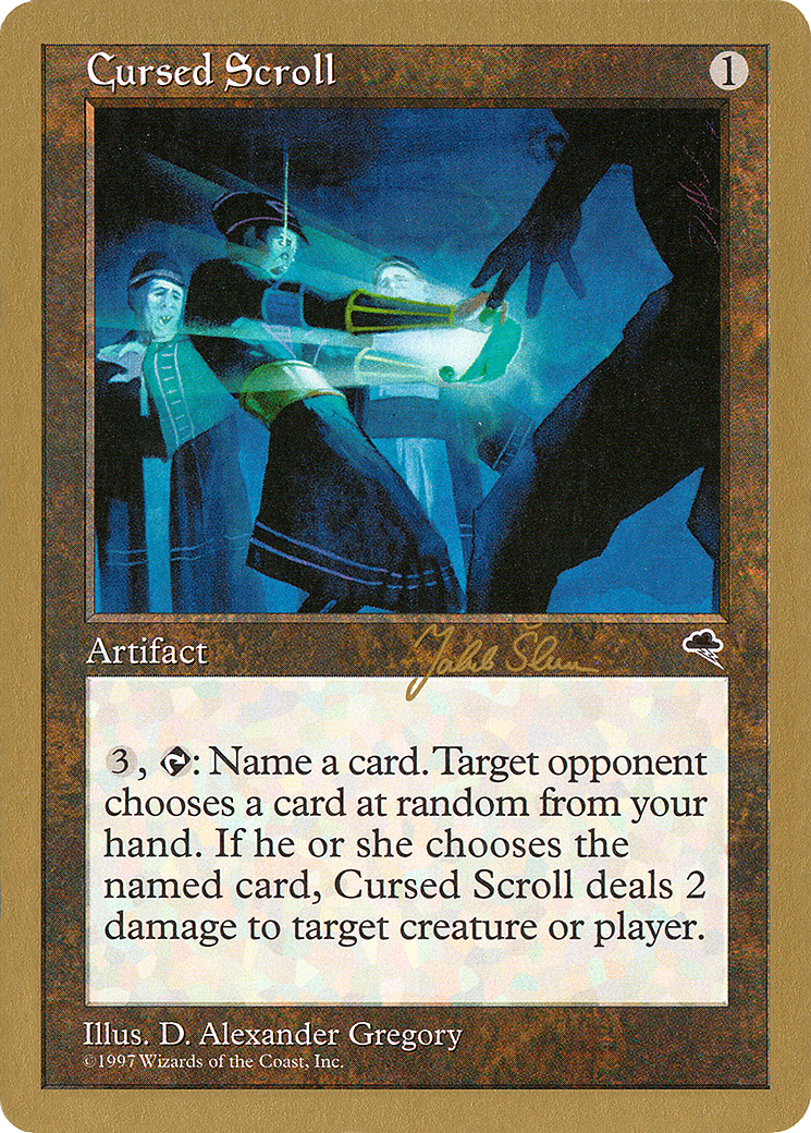 Cursed Scroll (Jakub Slemr) [World Championship Decks 1999]