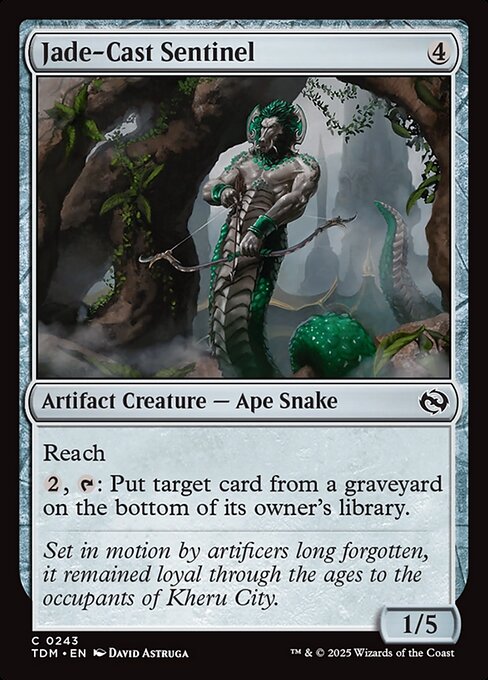 Jade-Cast Sentinel (TDM 243) [Tarkir: Dragonstorm]