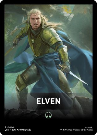Elven Theme Card [The Lord of the Rings: Tales of Middle-Earth]
