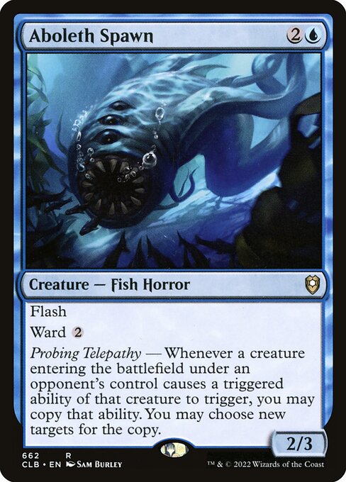 Aboleth Spawn (CLB 662) [Commander Legends: Battle for Baldur's Gate]