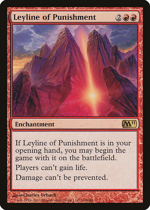 Leyline of Punishment (M11 148) [Magic 2011]