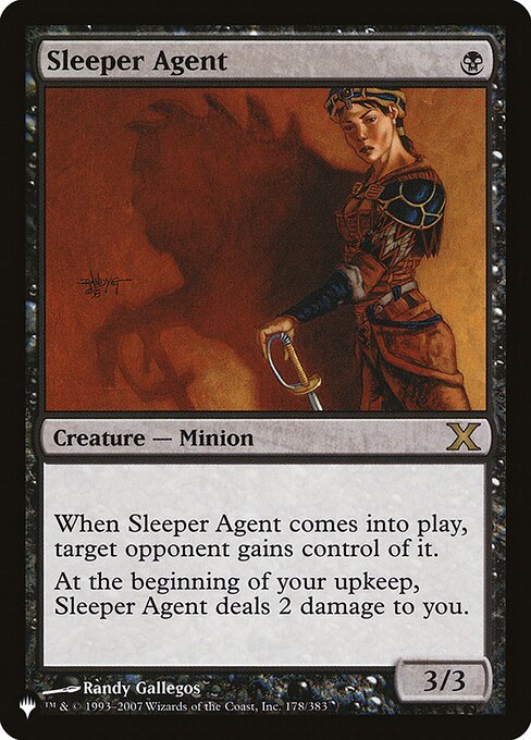 Sleeper Agent (PLST 10E-178) [The List]