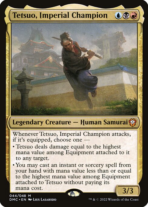 Tetsuo, Imperial Champion (DMC 44) [Dominaria United Commander]