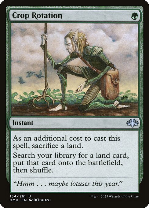Crop Rotation (DMR 154) [Dominaria Remastered]