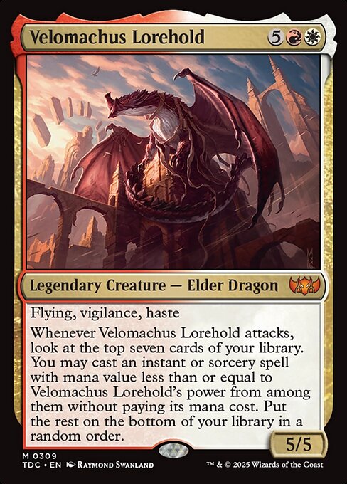 Velomachus Lorehold (TDC 309) [Tarkir: Dragonstorm Commander]