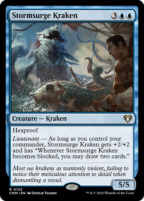 Stormsurge Kraken (CMM 122) [Commander Masters]