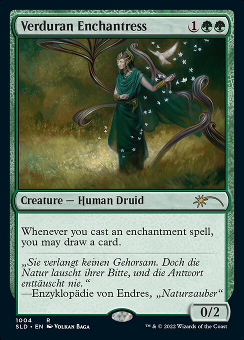 Verduran Enchantress (SLD 1004) [Secret Lair Drop]