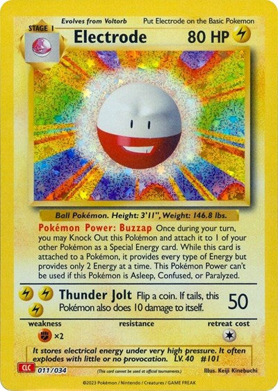 Electrode (CL 011/034) [Trading Card Game Classic]
