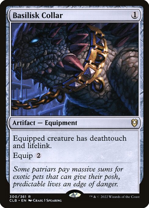 Basilisk Collar (CLB 300) [Commander Legends: Battle for Baldur's Gate]