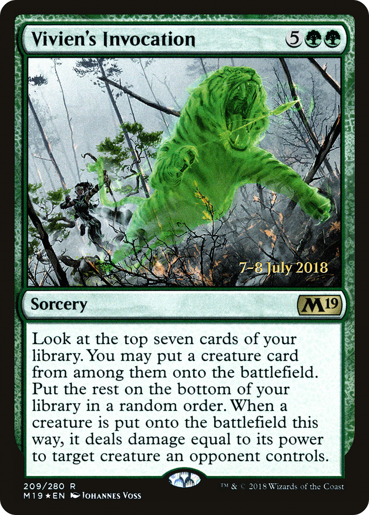 Vivien's Invocation [Core Set 2019 Prerelease Promos]