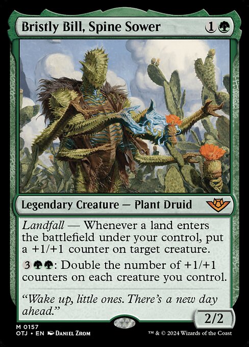 Bristly Bill, Spine Sower (OTJ 157) [Outlaws of Thunder Junction]