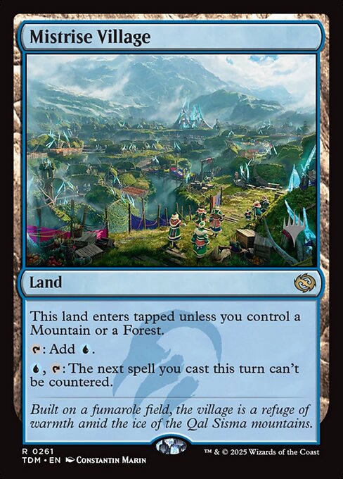 Mistrise Village (PTDM 261p) [Tarkir: Dragonstorm Promos]