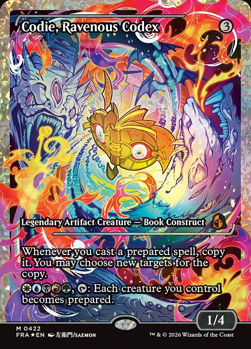 Codie, Ravenous Codex (Showcase · Full Art) (FRA 422) [Reality Fracture]