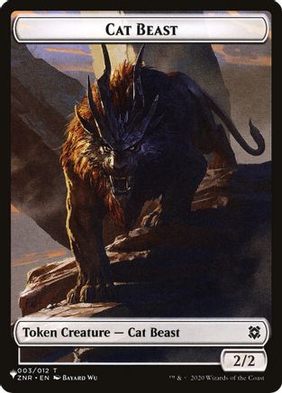 Cat Beast // Rat Double-Sided Token [Secret Lair Commander Deck: Raining Cats and Dogs Tokens]