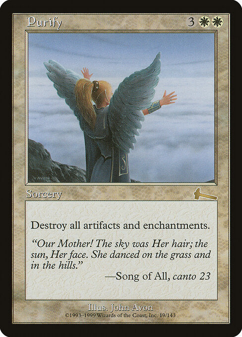 Purify (ULG 19) [Urza's Legacy]