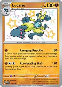 Lucario (174/091) [SV: Paldean Fates]