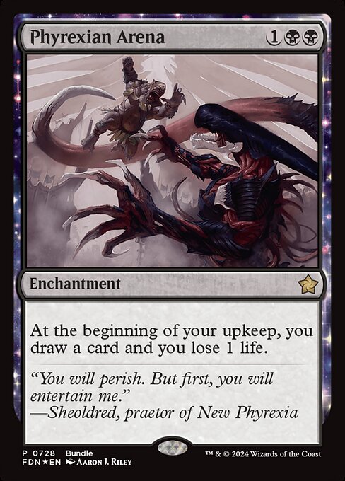 Phyrexian Arena (FDN 728) [Foundations]