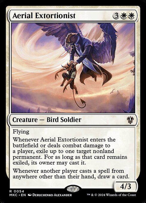 Aerial Extortionist (MKC 54) [Murders at Karlov Manor Commander]