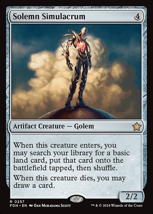 Solemn Simulacrum (FDN 257) [Foundations]