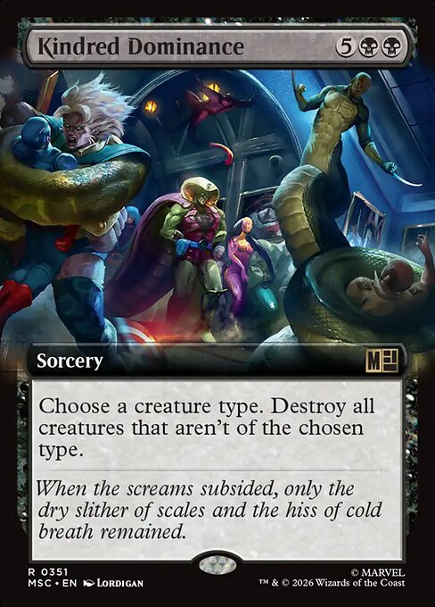 Kindred Dominance (Extended Art) (MSC 351) [Marvel Super Heroes Commander]
