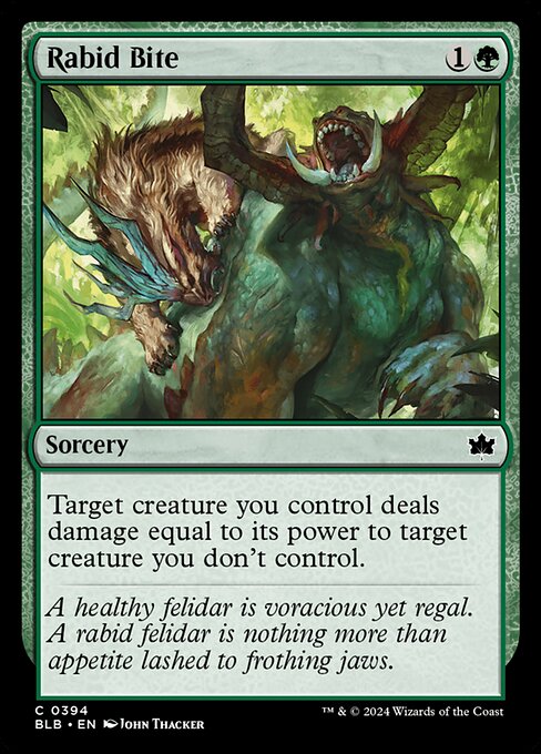Rabid Bite (BLB 394) [Bloomburrow]