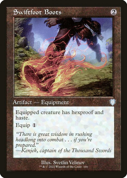 Swiftfoot Boots (BRC 166) [The Brothers' War Commander]