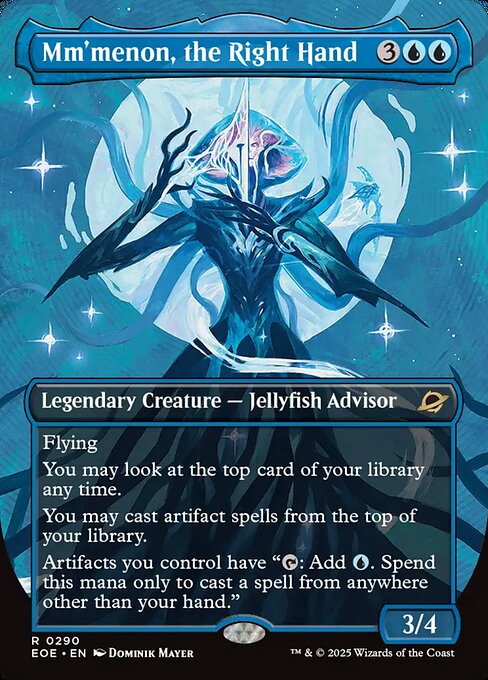 Mm'menon, the Right Hand (Borderless · Full Art) (EOE 290) [Edge of Eternities]
