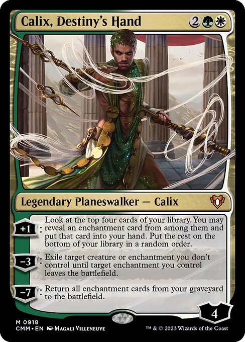 Calix, Destiny's Hand (CMM 918) [Commander Masters]