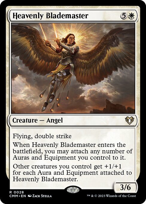Heavenly Blademaster (CMM 28) [Commander Masters]