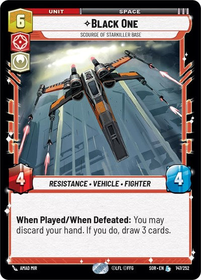 Black One Scourge of Starkiller Base (SOR 147/252) [Spark of Rebellion]