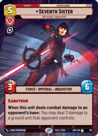 Seventh Sister - Implacable Inquisitor (Hyperspace) (397) [Spark of Rebellion]