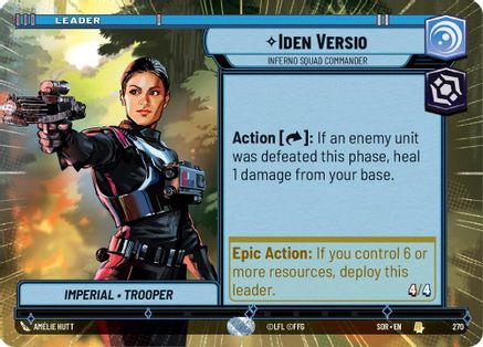 Iden Versio - Inferno Squad Commander (Hyperspace) (270) [Spark of Rebellion]