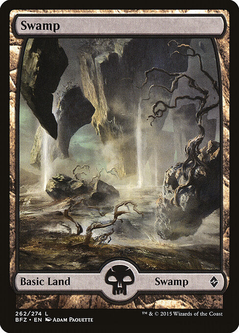 Swamp (Full Art) (BFZ 262) [Battle for Zendikar]