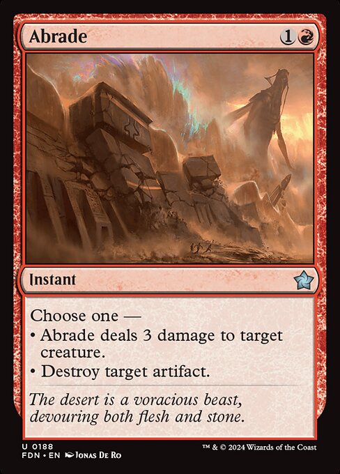 Abrade (FDN 188) [Foundations]