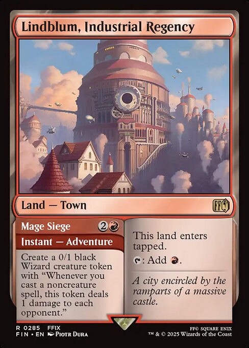 Lindblum, Industrial Regency // Mage Siege (FIN 285) [Final Fantasy]